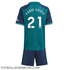 Arsenal Fabio Vieira #21 Replika Tredje Tröja Barn 2023-24 Kortärmad (+ Korta byxor)